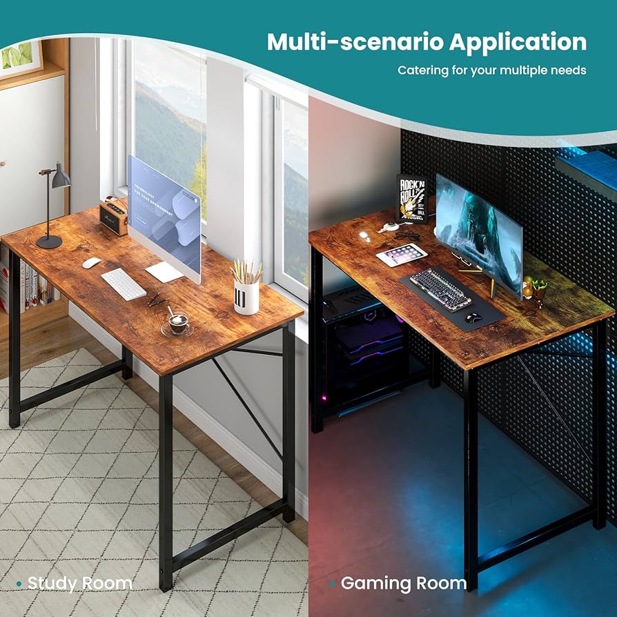 Amazon.com: OLIXIS 32 Inch Office Desk Small Computer Work